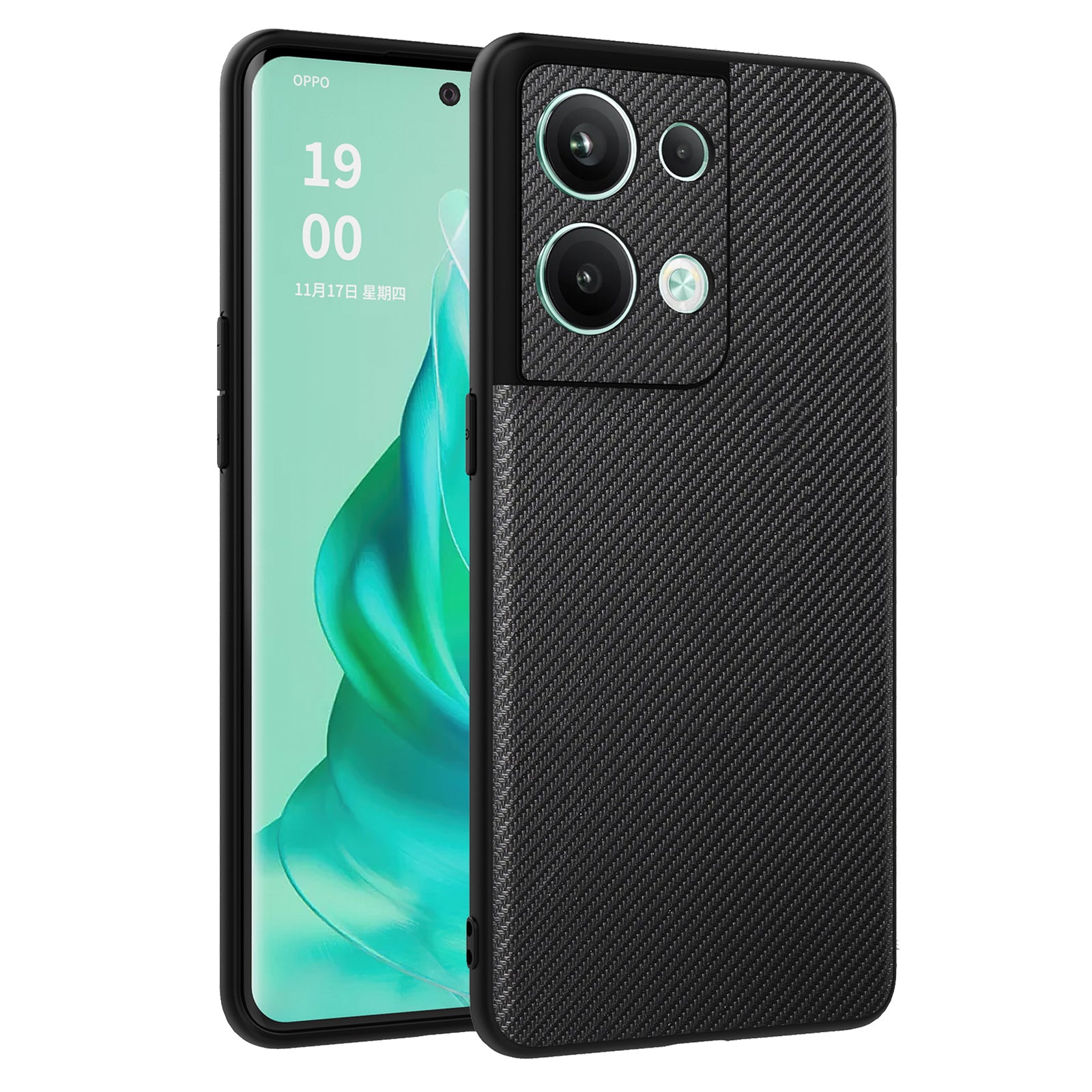 VILI TC Series for Oppo Reno9 Pro 5G Shockproof Protective Phone Back Cover Textured Leather Coated TPU Smartphone Case VILI TC Series for Oppo Reno9 Pro 5G Shockproof Protective Phone Back Cover Textured Leather Coated TPU Smartphone Case